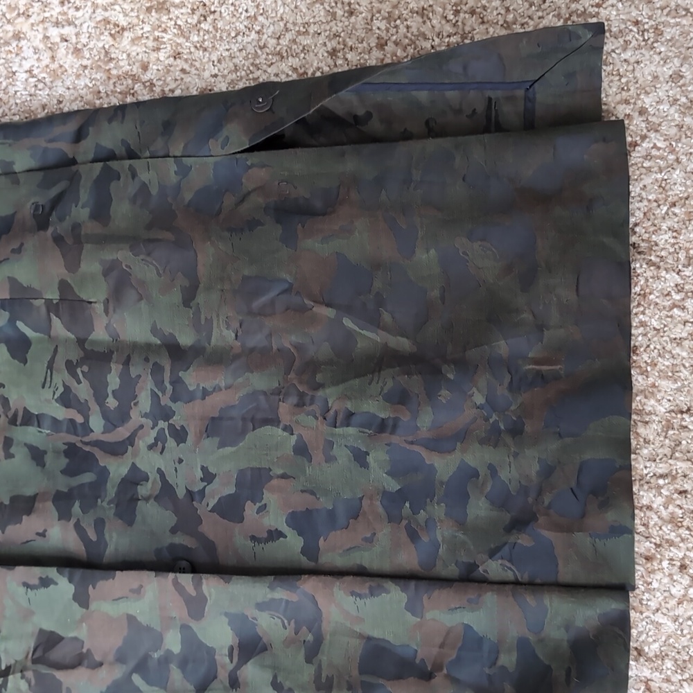 Annette Goertz Long Camo Jacket Made In Germany P2P 23 L 41.5 - Picture 7 of 7
